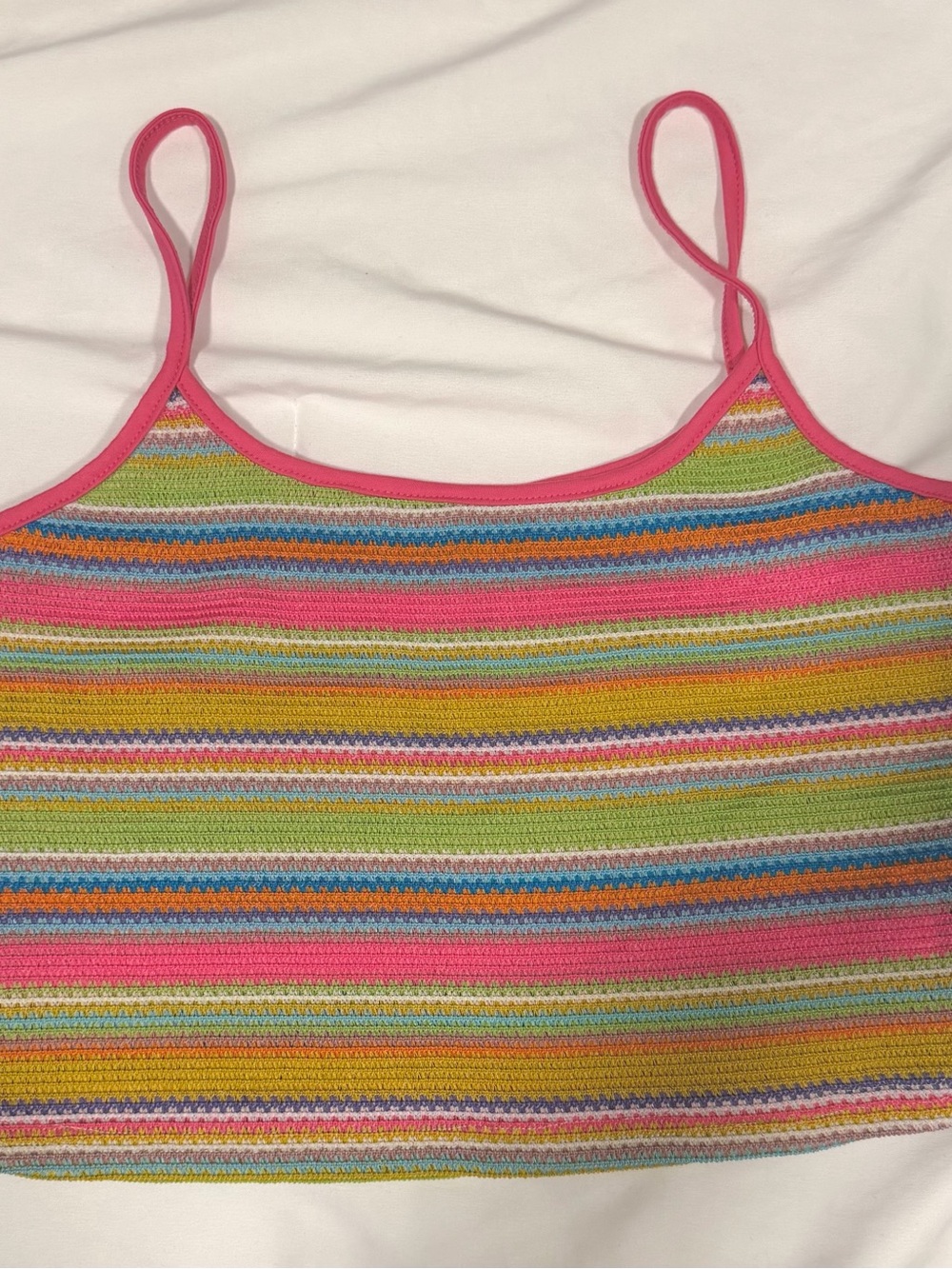 Colorful Cropped Tank